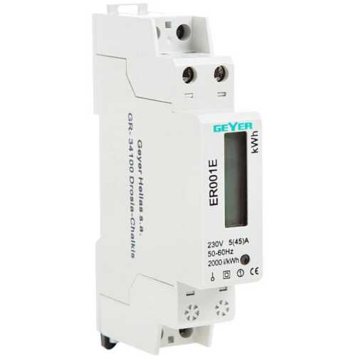 Μετρητής ενέργειας ηλεκτρονικός 1Φ 5(45)Α