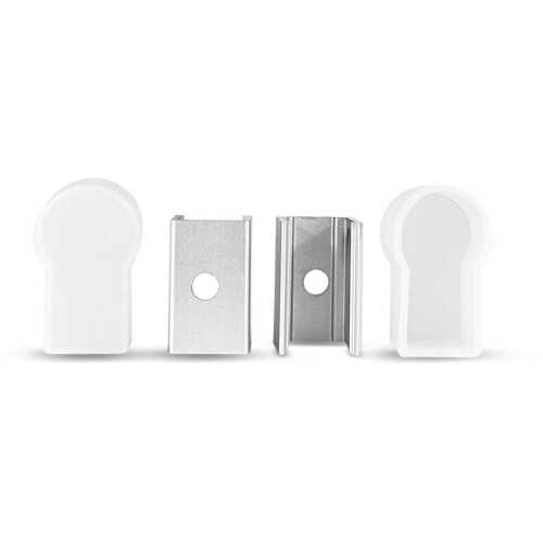 Clips and End caps για Neon LED 10x23mm