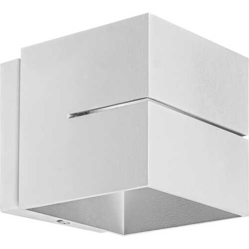 Επίτοιχο spot τετράγωνο G9 λευκό