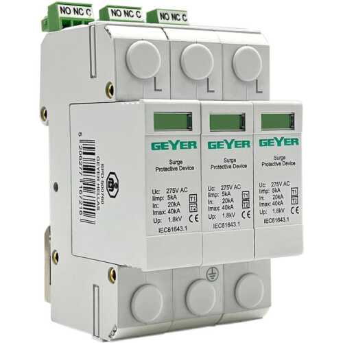 Αντικεραυνικό AC 3P τύπος Τ1  + Τ2