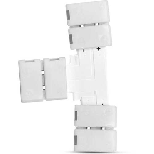 Μούφα ταυ για ταινία LED ΙP20 10mm