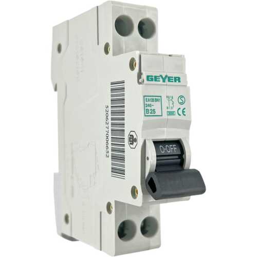 Ασφάλεια 1P + N 1θ 25A B