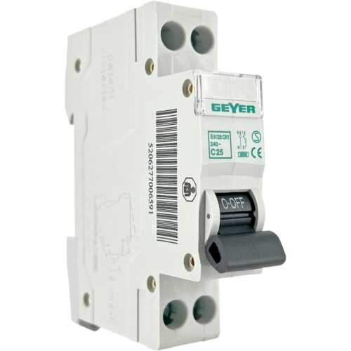Ασφάλεια 1P + N 1θ 25A C