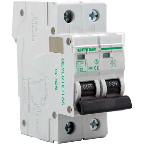 Ασφάλεια 2P 63A C