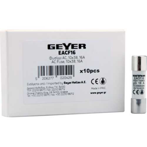 Ασφάλεια AC10x38 16Α
