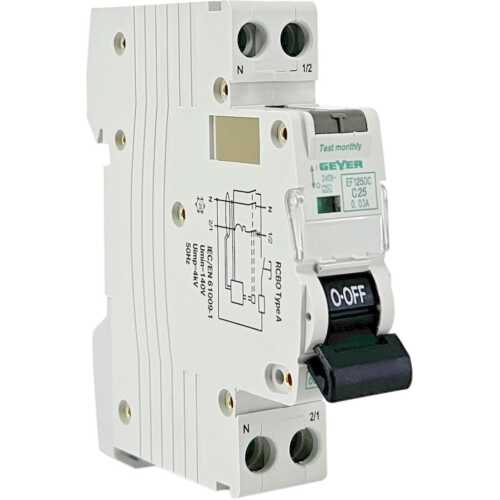 Ρελέ διαρροής με αυτόματη ασφάλεια μιας θέσης