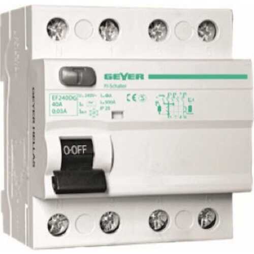 Ρελέ διαφυγής 4P 63A 100mA AC