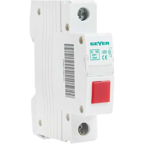 Led λυxνία 1θ 1Φ κόκκινη