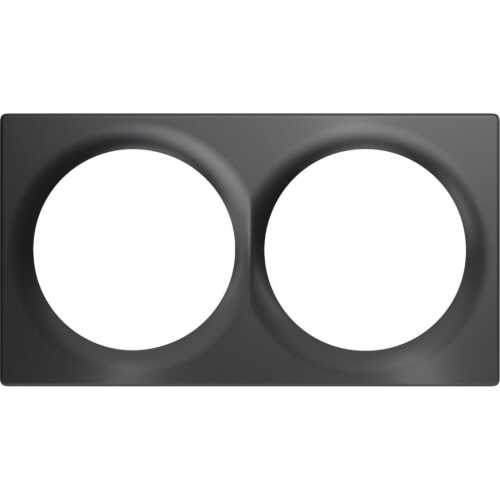 FIBARO Διπλό πλαίσιο (Ανθρακί) - Σειρά Walli