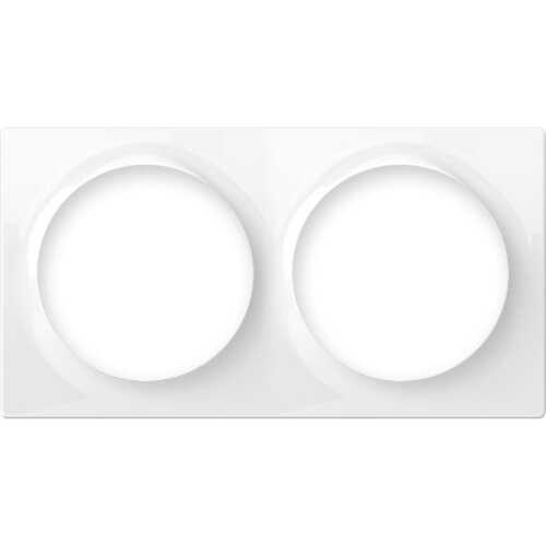 FIBARO Διπλό πλαίσιο (Λευκό) - Σειρά Walli