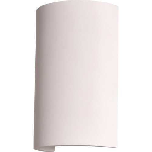 Γύψινη στρογγυλή απλίκα Up-Down H160 G9 100x160mm