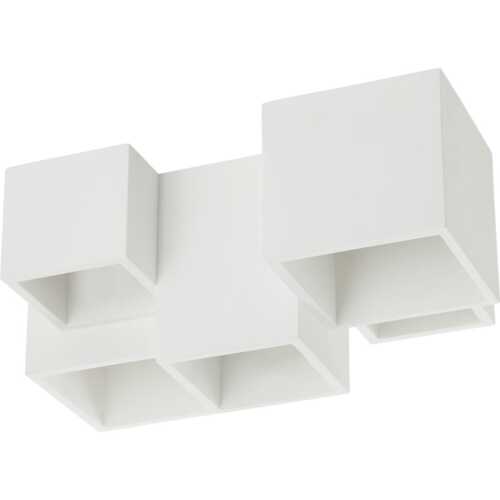 Γύψινο τετράγωνο spot επίτοιχο 5xGU10 370x245mm