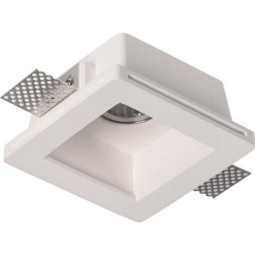 Γύψινο τετράγωνο spot 1xGU10 120x120mm