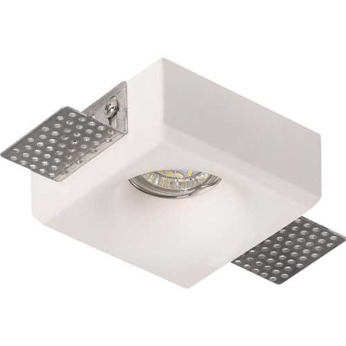 Γύψινο τετράγωνο spot 1xGU10 80x80mm