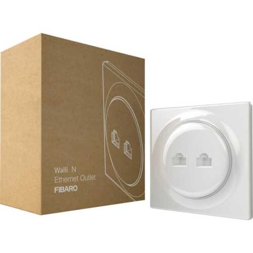 FIBARO Χωνευτή πρίζα δικτύου - Σειρά Walli