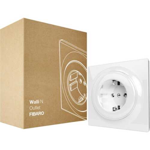 FIBARO Συμβατική πρίζα σούκο (Λευκό) - Σειρά Walli