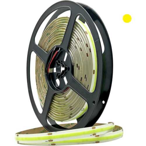 Ταινία LED COB 14.4W 24V Κίτρινη 1200lm IP65