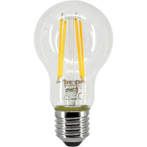 Λάμπα LED Κλασική Filament A60 8W E27 4000K 880lm dim