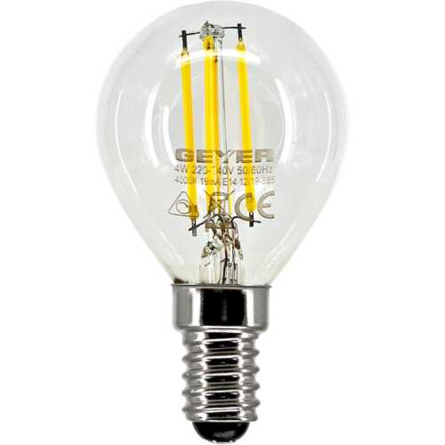 Λάμπα LED Σφαιρική Filament G45 4W E14 4000K 380lm dim