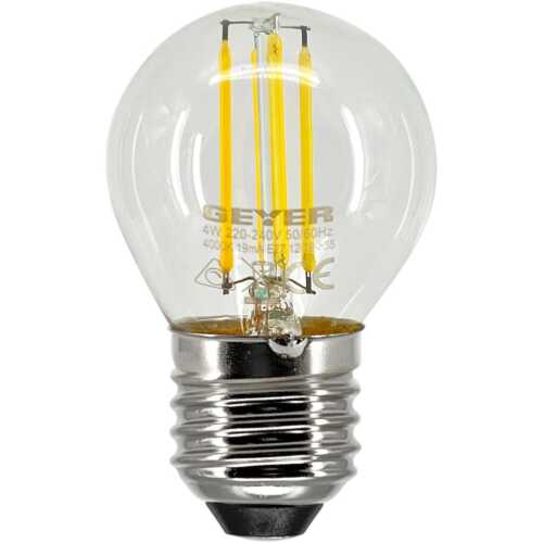 Λάμπα LED Σφαιρική Filament G45 4W E27 4000K 380lm dim