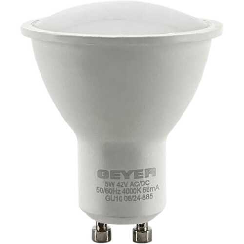 Λάμπα LED PAR16 5W GU10 4000K 400lm 42V AC/DC
