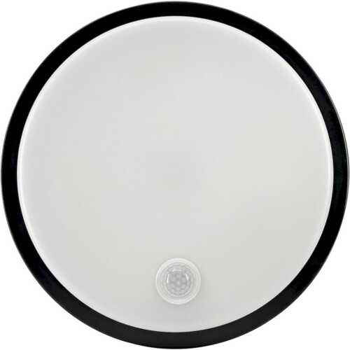 Φωτιστικό LED με αισθητήρα κίνησης 10W 4000K 1000lm IP65 μαύρο