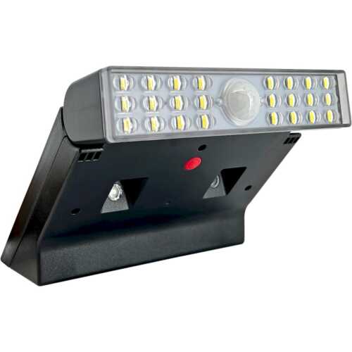 LED Ηλιακό Φωτιστικό Τοίχου Flexi 8W 6500Κ 1200lm IP65 μαύρος