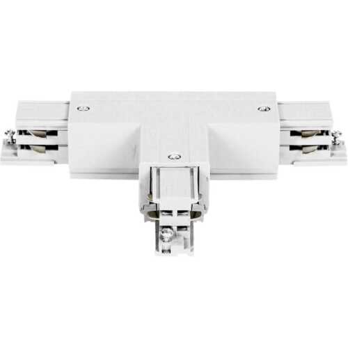 Σύνδεσμος Τ για ράγα τριφασική λευκός