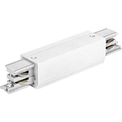 Σύνδεσμος ευθεία για ράγα τριφασική λευκός