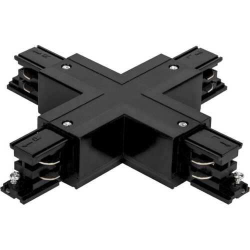 Σύνδεσμος Χ για ράγα τριφασική μαύρος