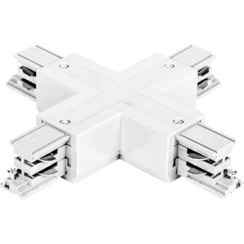 Σύνδεσμος Χ για ράγα τριφασική λευκός