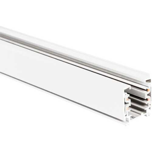 Ράγα τριφασική αλουμινίου λευκή