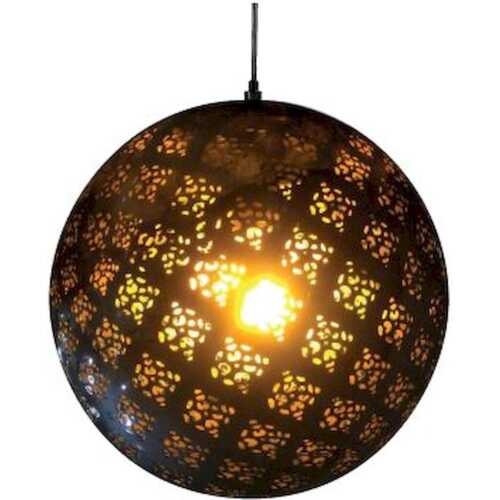 Φωτιστικό Iron E27 200x200 καλώδιο 2.5m μαύρο