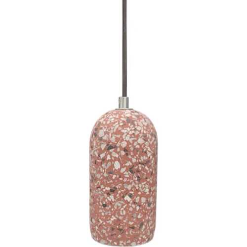 Φωτιστικό Cement E27 90x180 καλώδιο 2.5m ρoζ