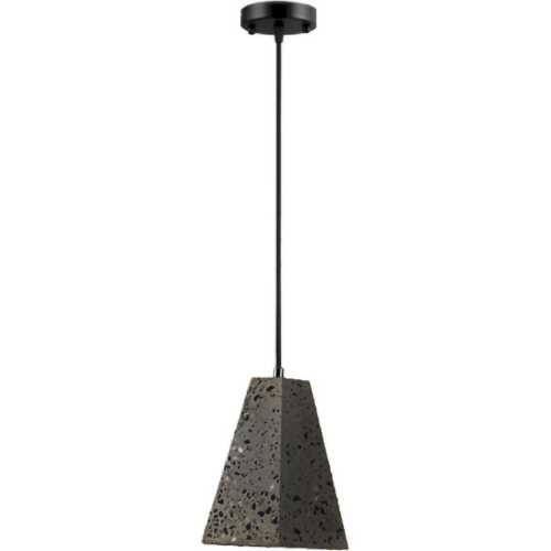 Φωτιστικό Cement E27 185x180 καλώδιο 2.5m γκρι