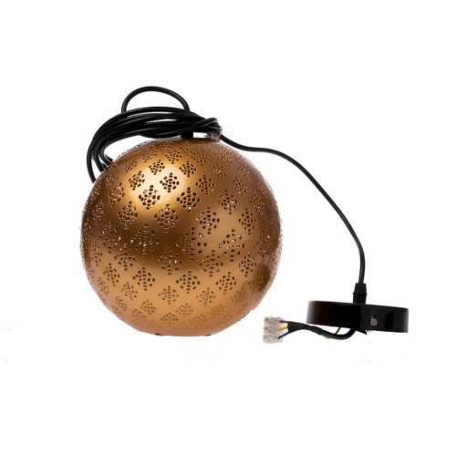 Φωτιστικό Iron E27 200x200 καλώδιο 2.5m χρυσό