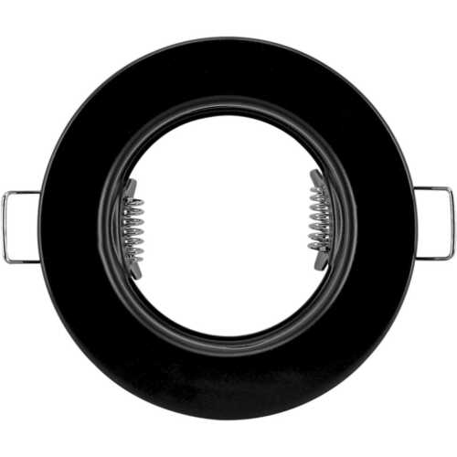 Στρογγυλό spot GU10 μαύρο matt