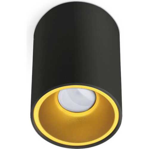 Επίτοιχο spot στρογγυλό Trio70S GU10 μαύρο