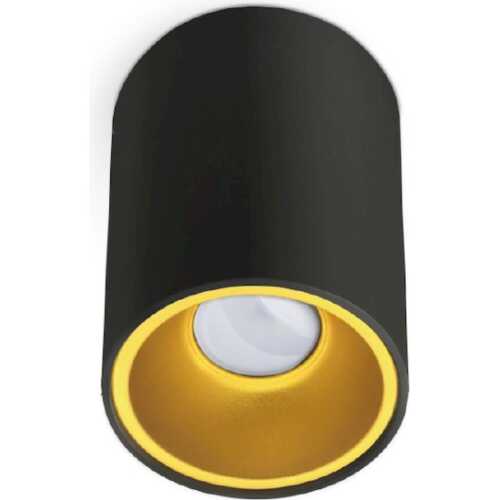 Επίτοιχο spot στρογγυλό Trio90S GU10 μαύρο
