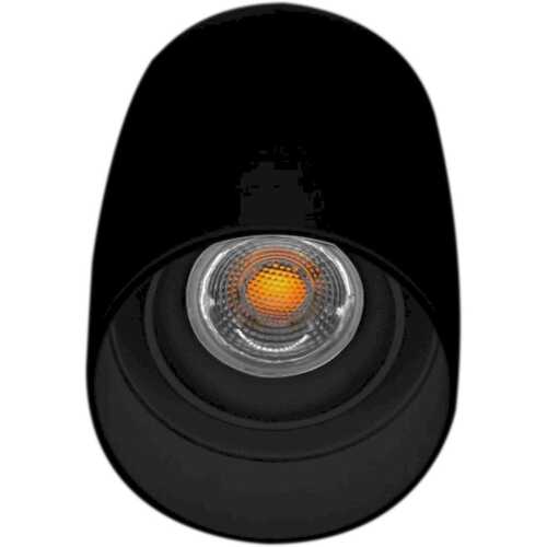 Επίτοιχο spot στρογγυλό RA85 GU10 μαύρο