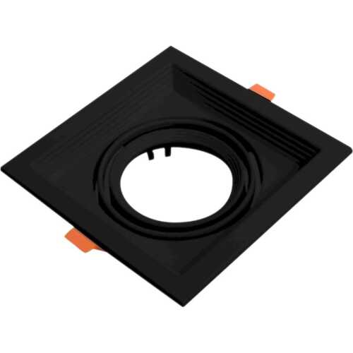 Τετράγωνο spot AR111 185Χ185 μαύρο