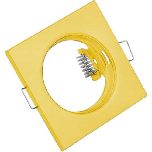 Τετράγωνο spot GU10 χρυσό