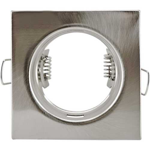 Τετράγωνο spot GU10 nikel matt