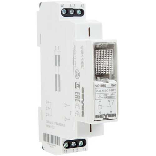 Ρελέ ισxύος 1θ 16Α 12-240V AC/DC 1(NO/NC)