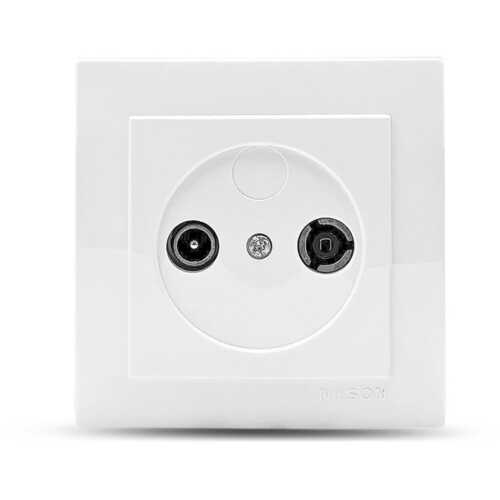 Λευκή πρίζα TV - Radio τερματική
