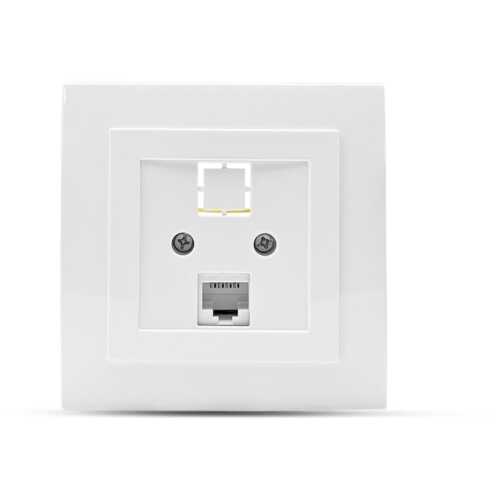Λευκή πρίζα δικτύου CAT6