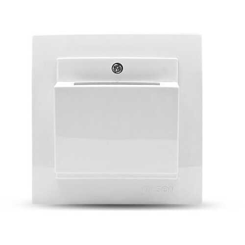 Λευκός καρτοδιακόπτης με ενδεικτική λυχνία