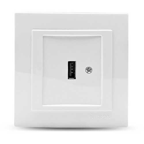 Λευκή πρίζα USB