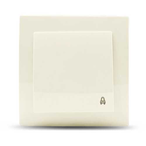 Μπέζ μπουτόν κουδουνιού 12V-220V