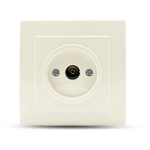 Πρίζα TV διελεύσεως μπεζ